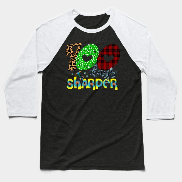 100 Days Sharper Easter Day Baseball T-Shirt by DMMGear